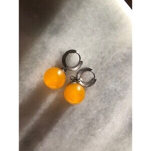 Cartoon Anime Vegetto Potara Pendent Ball Earrings Stainless Steel Gold